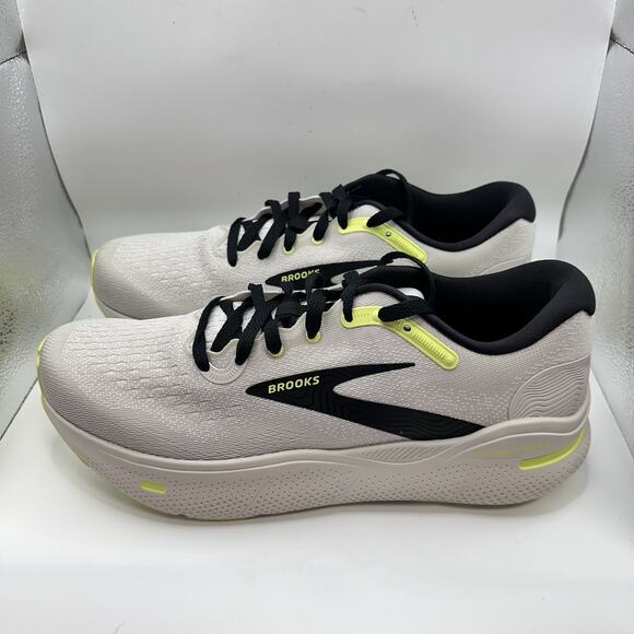 Brooks Ghost Max Running Shoes Mens Size 12 Gray Black Lime Sneakers 1104061D071 main image 7